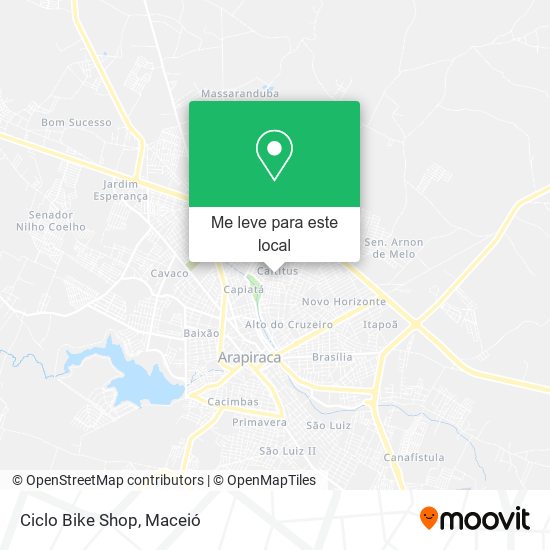 Ciclo Bike Shop mapa