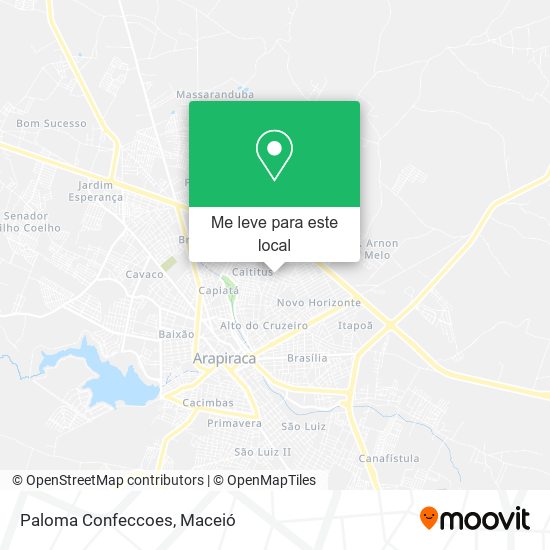 Paloma Confeccoes mapa