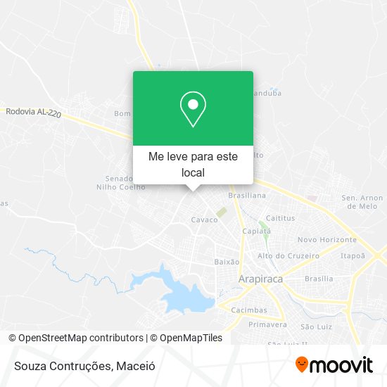 Souza Contruções mapa