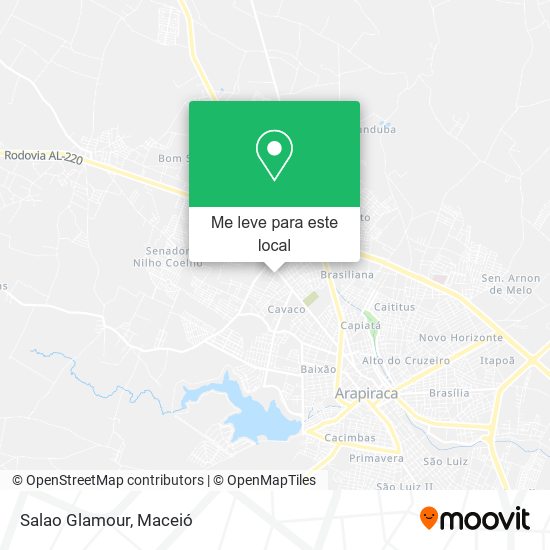 Salao Glamour mapa