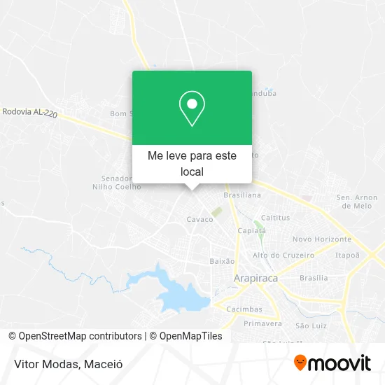 Vitor Modas mapa