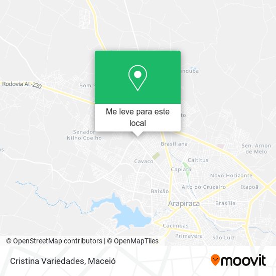 Cristina Variedades mapa