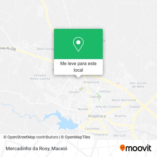 Mercadinho da Rosy mapa