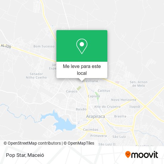 Pop Star mapa