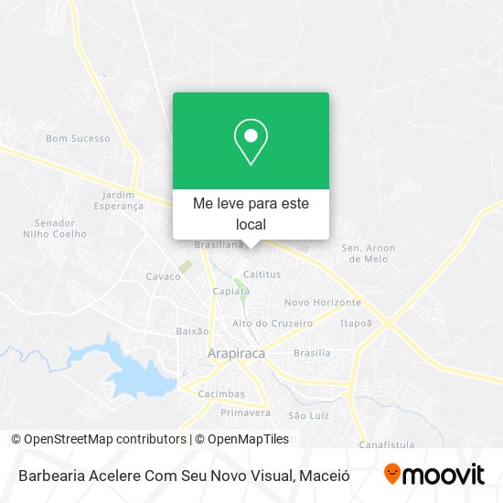 Barbearia Acelere Com Seu Novo Visual mapa