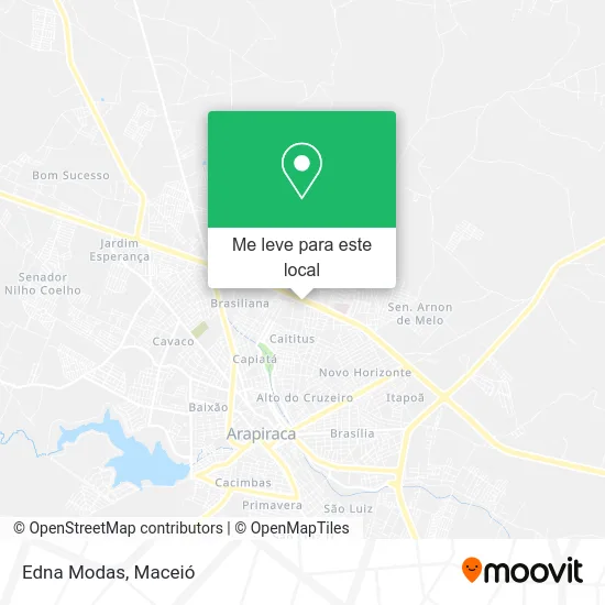 Edna Modas mapa