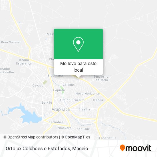 Ortolux Colchões e Estofados mapa