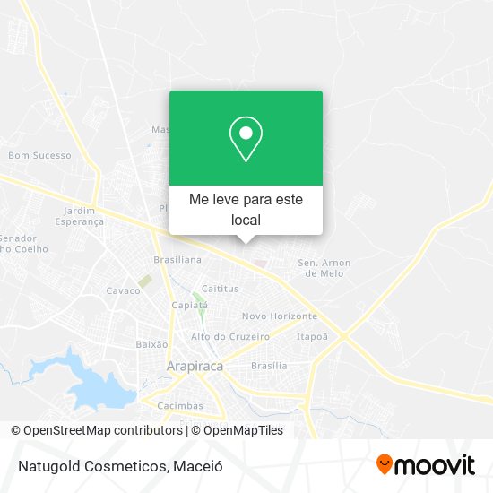 Natugold Cosmeticos mapa