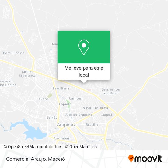 Comercial Araujo mapa