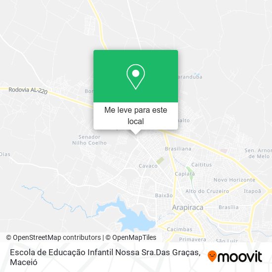 Escola de Educação Infantil Nossa Sra.Das Graças mapa