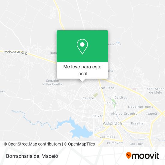 Borracharia da mapa