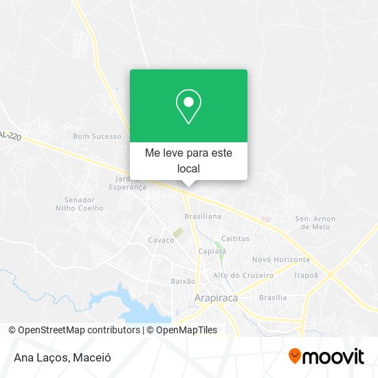 Ana Laços mapa