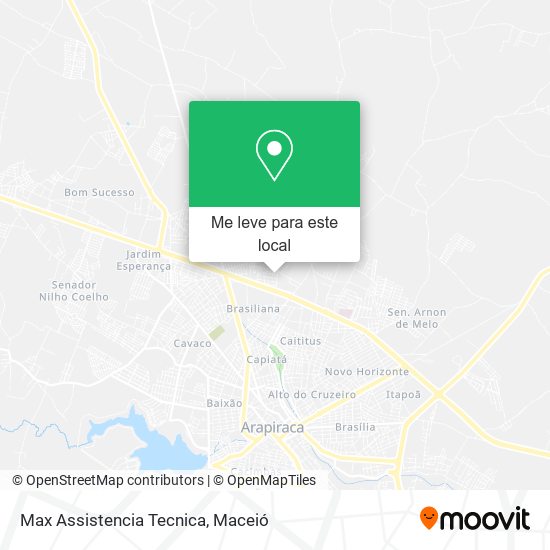Max Assistencia Tecnica mapa