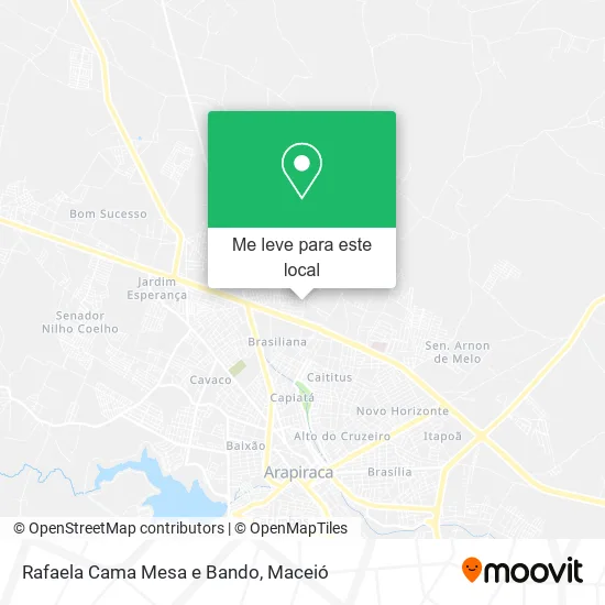 Rafaela Cama Mesa e Bando mapa