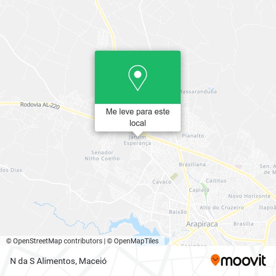 N da S Alimentos mapa