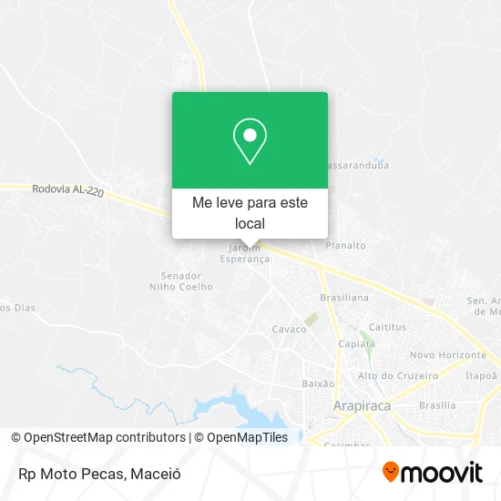 Rp Moto Pecas mapa
