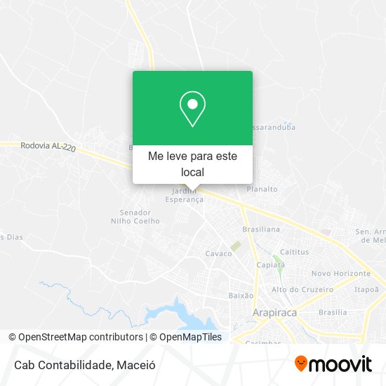 Cab Contabilidade mapa