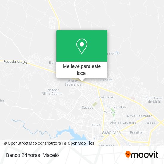 Banco 24horas mapa