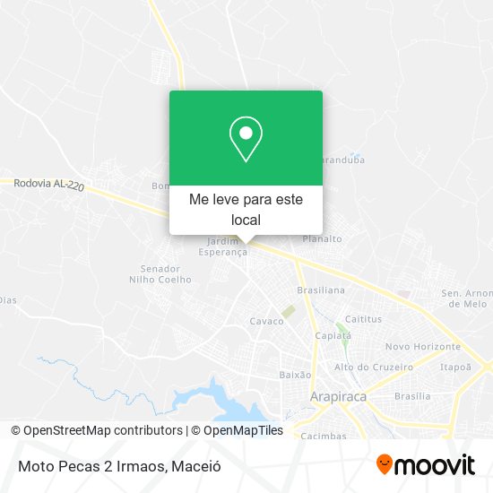 Moto Pecas 2 Irmaos mapa