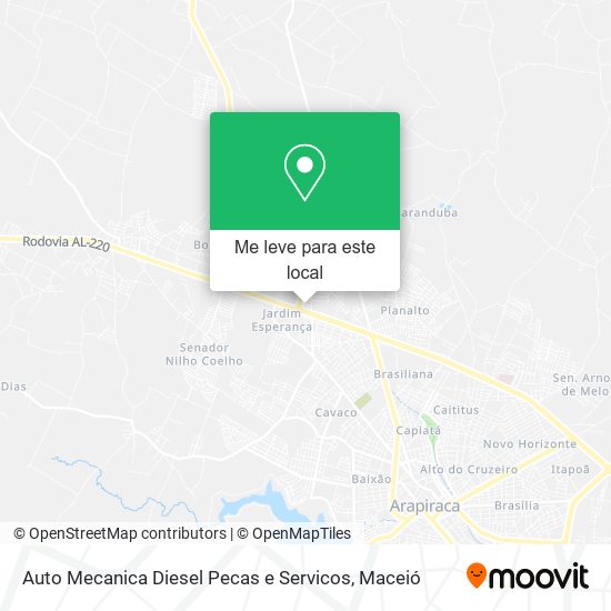 Auto Mecanica Diesel Pecas e Servicos mapa