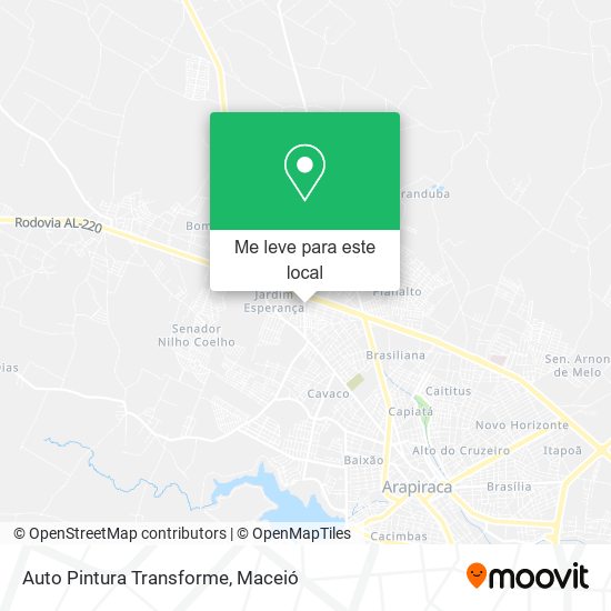 Auto Pintura Transforme mapa