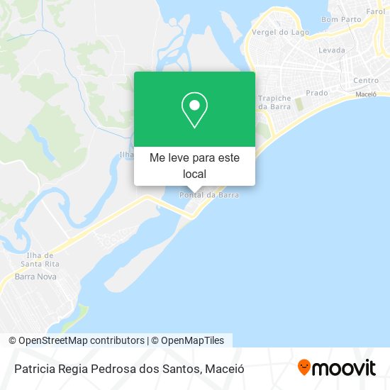 Patricia Regia Pedrosa dos Santos mapa