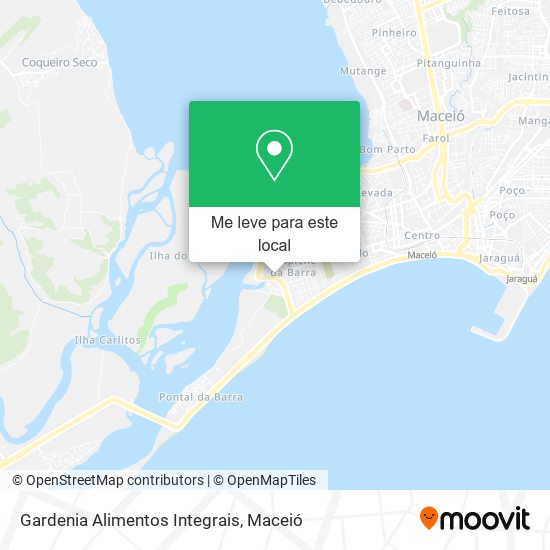 Gardenia Alimentos Integrais mapa