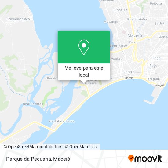 Parque da Pecuária mapa