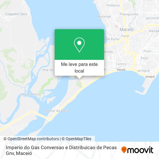 Imperio do Gas Conversao e Distribuicao de Pecas Gnv mapa