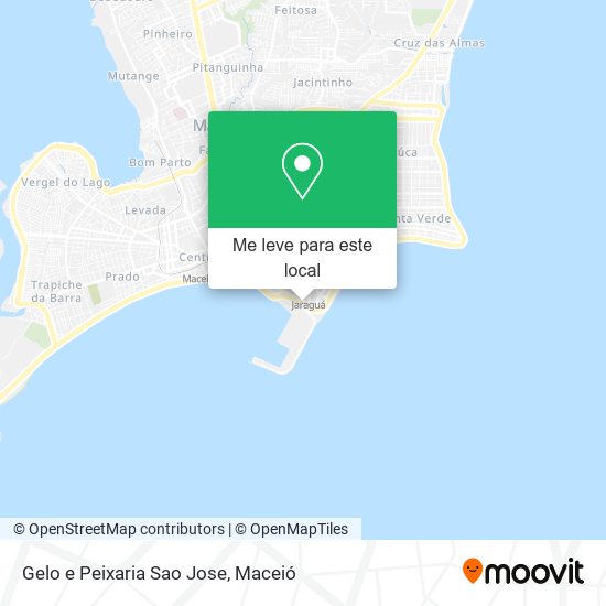 Gelo e Peixaria Sao Jose mapa