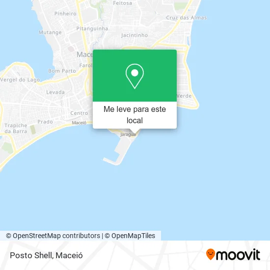 Posto Shell mapa