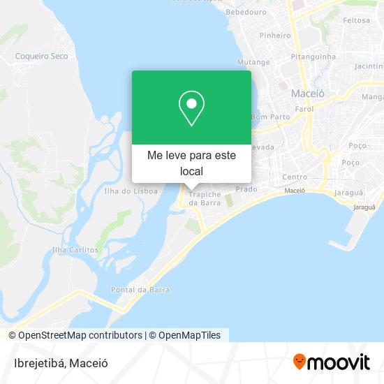 Ibrejetibá mapa