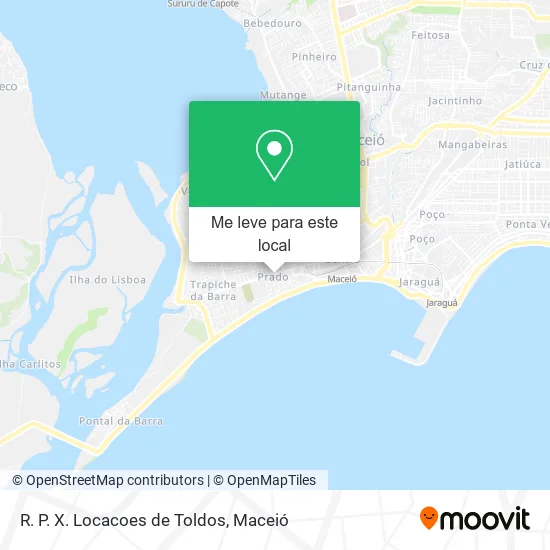 R. P. X. Locacoes de Toldos mapa