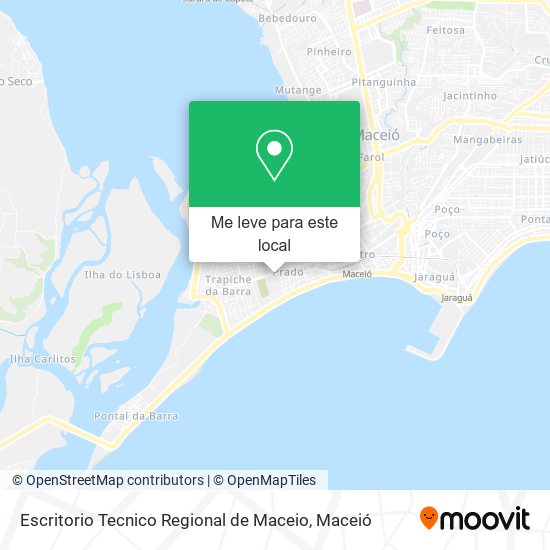 Escritorio Tecnico Regional de Maceio mapa