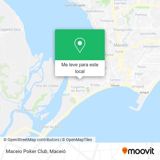 Maceio Poker Club mapa