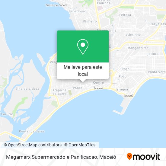 Megamarx Supermercado e Panificacao mapa