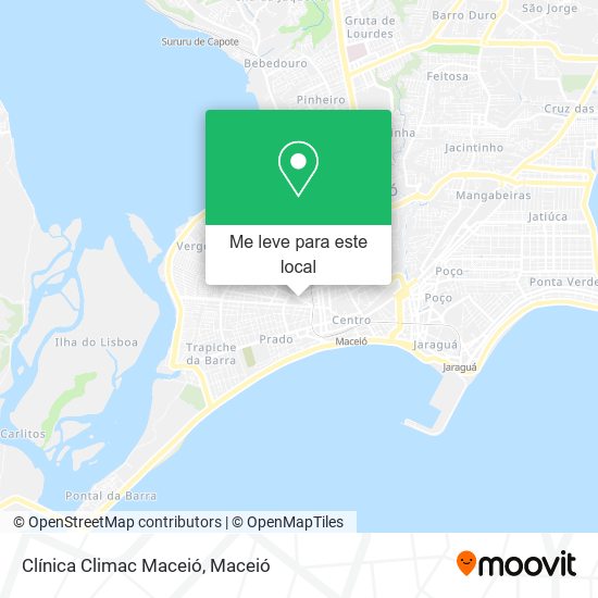 Clínica Climac Maceió mapa