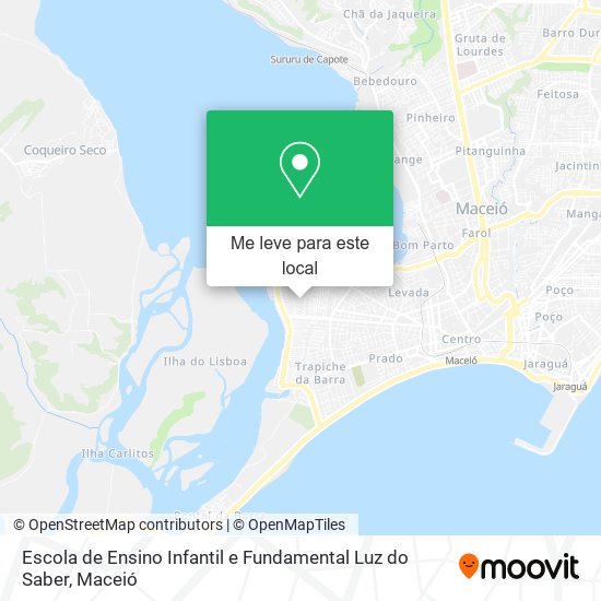 Escola de Ensino Infantil e Fundamental Luz do Saber mapa