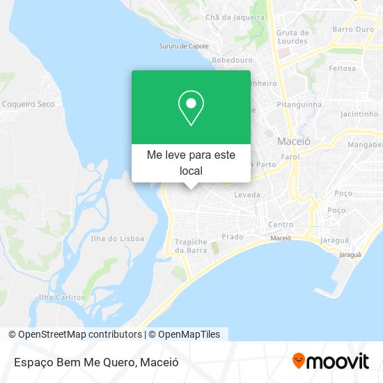 Espaço Bem Me Quero mapa