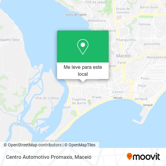 Centro Automotivo Promaxis mapa