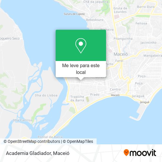 Academia Gladiador mapa