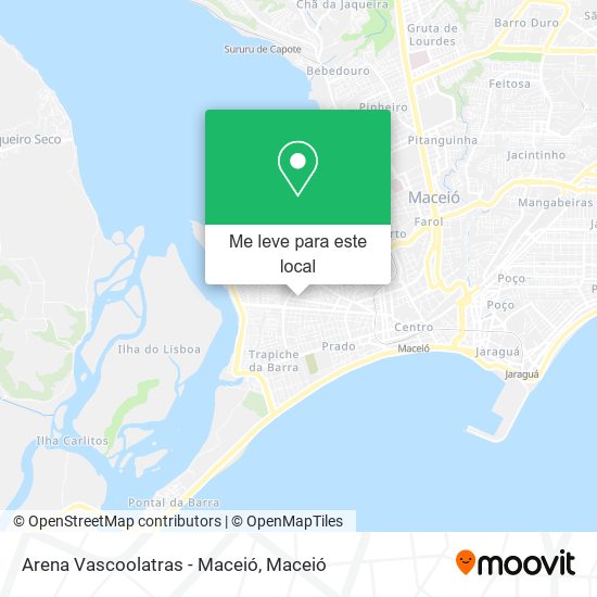 Arena Vascoolatras - Maceió mapa