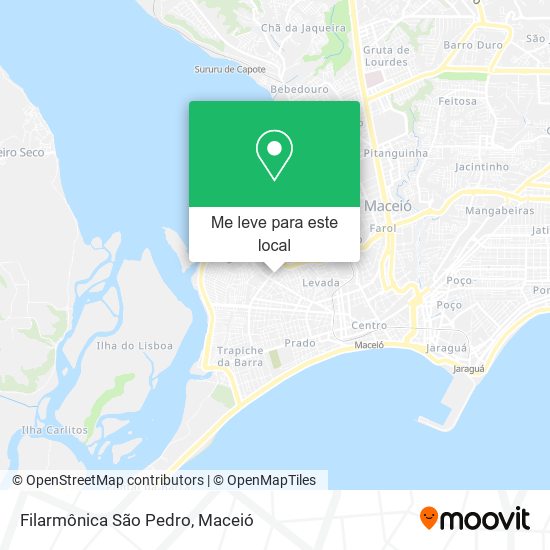 Filarmônica São Pedro mapa
