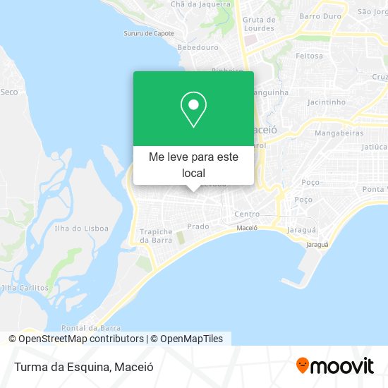 Turma da Esquina mapa