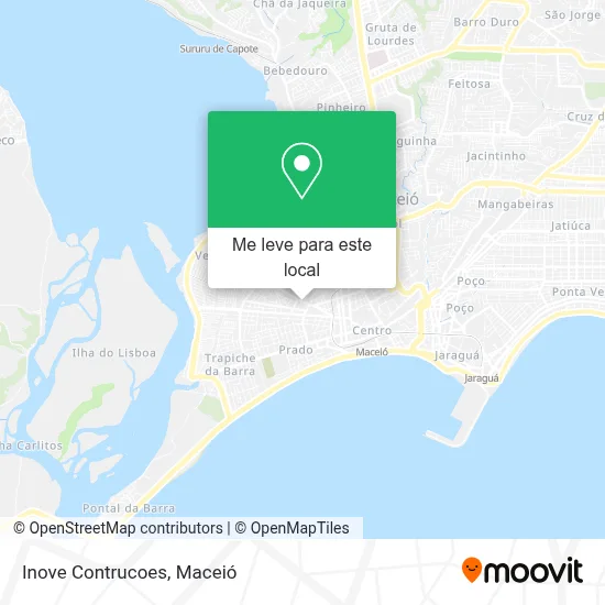 Inove Contrucoes mapa