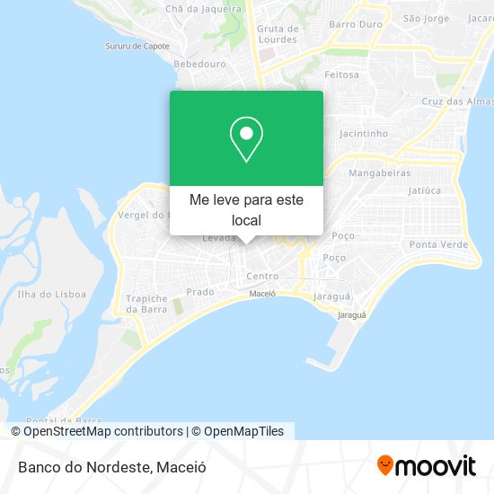 Banco do Nordeste mapa