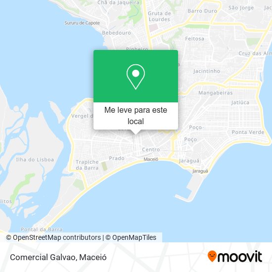 Comercial Galvao mapa