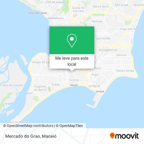 Mercado do Grao mapa