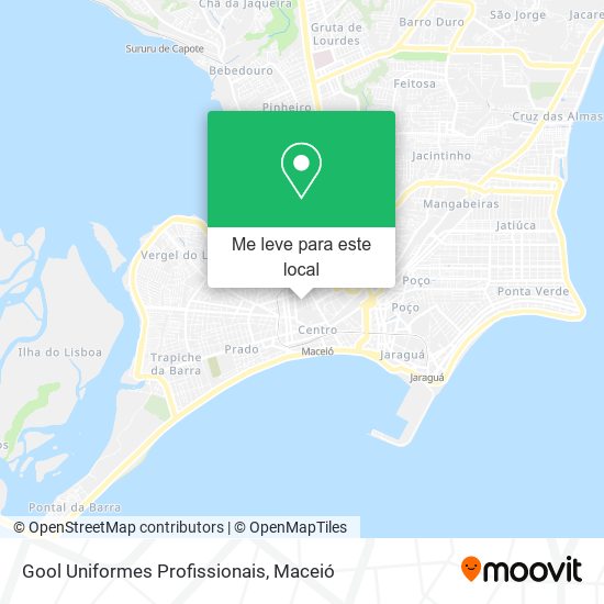 Gool Uniformes Profissionais mapa