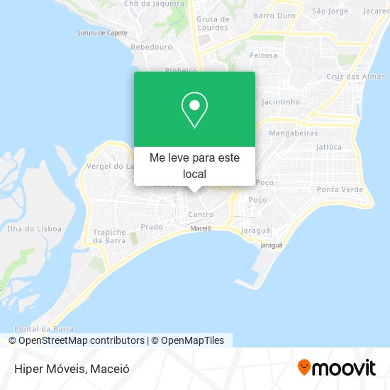 Hiper Móveis mapa